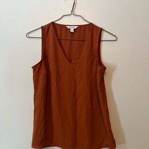 Nine West Women's Rust Orange Tank Top